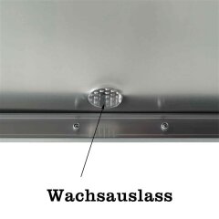 B- Ware Dampfwachsschmelzer für 21-26 Waben mit Dampferzeuger für deinen Wachskreislauf