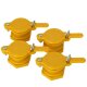 Honig Abfüllhahn 4 Stück gelb
